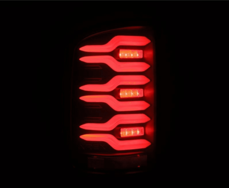 AlphaRex 630040 Luxx - Series Black LED Tail Lights - Southern Diesel Supply