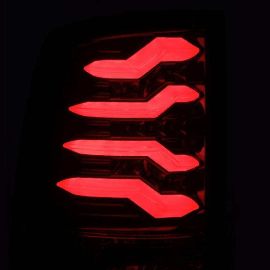 AlphaRex 640010 Pro - Series Jet Black LED Tail Lights - Southern Diesel Supply
