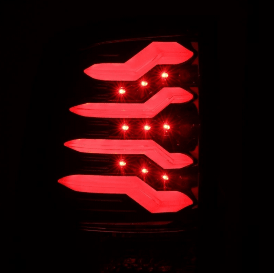 AlphaRex 640010 Pro - Series Jet Black LED Tail Lights - Southern Diesel Supply