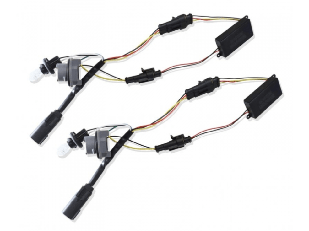 AlphaRex 640013 Stock Halogen Tail Light Wiring Converters (2019 - 2024 Cummins) - Southern Diesel Supply