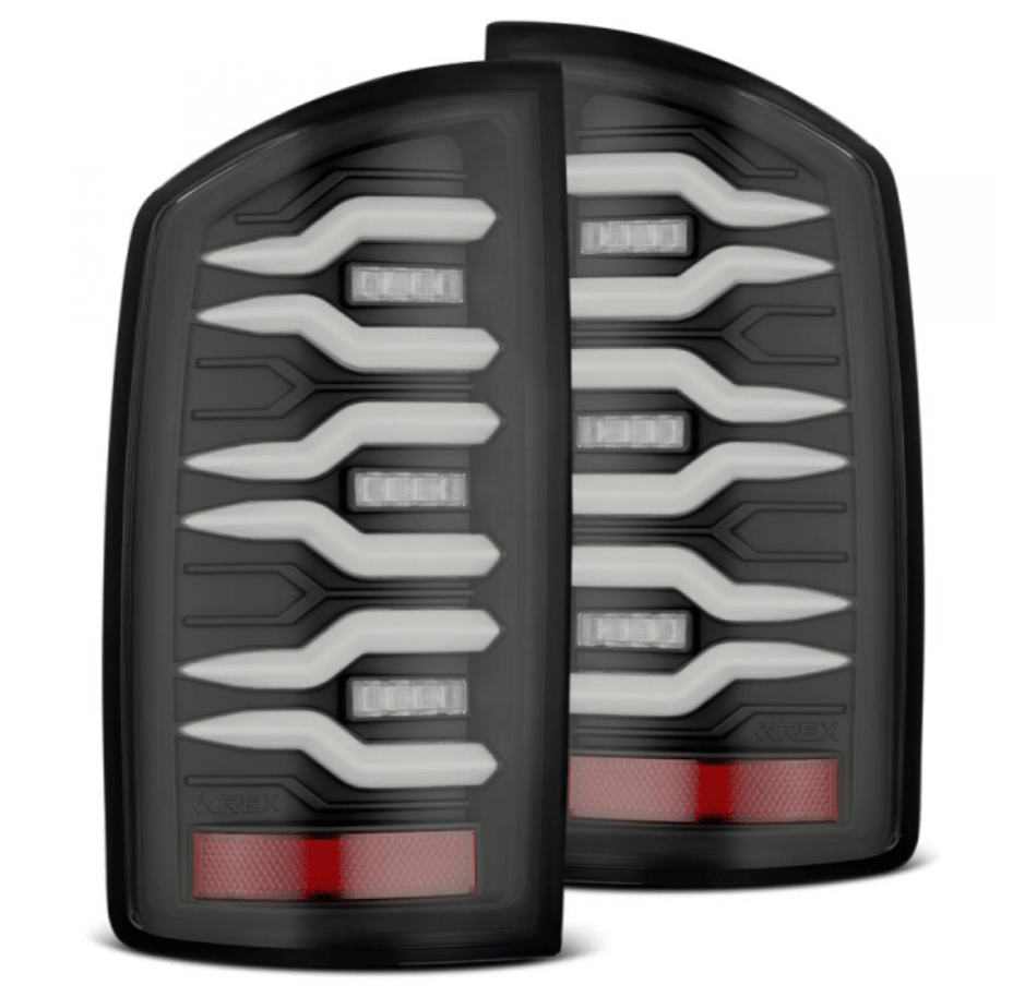 AlphaRex 641010 Luxx - Series Black LED Tail Lights - Southern Diesel Supply