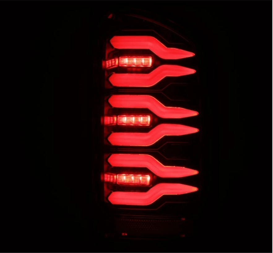 AlphaRex 641050 Luxx - Series Alpha - Black LED Tail Lights - Southern Diesel Supply