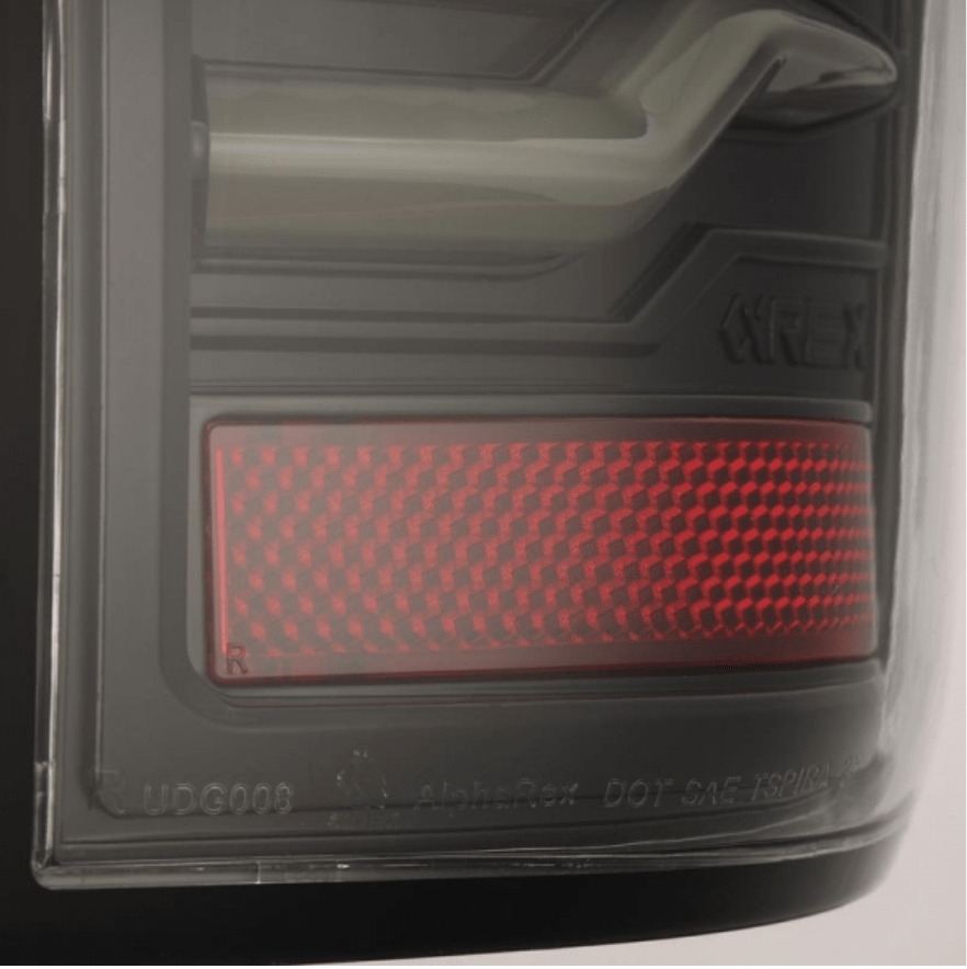 AlphaRex 641050 Luxx - Series Alpha - Black LED Tail Lights - Southern Diesel Supply