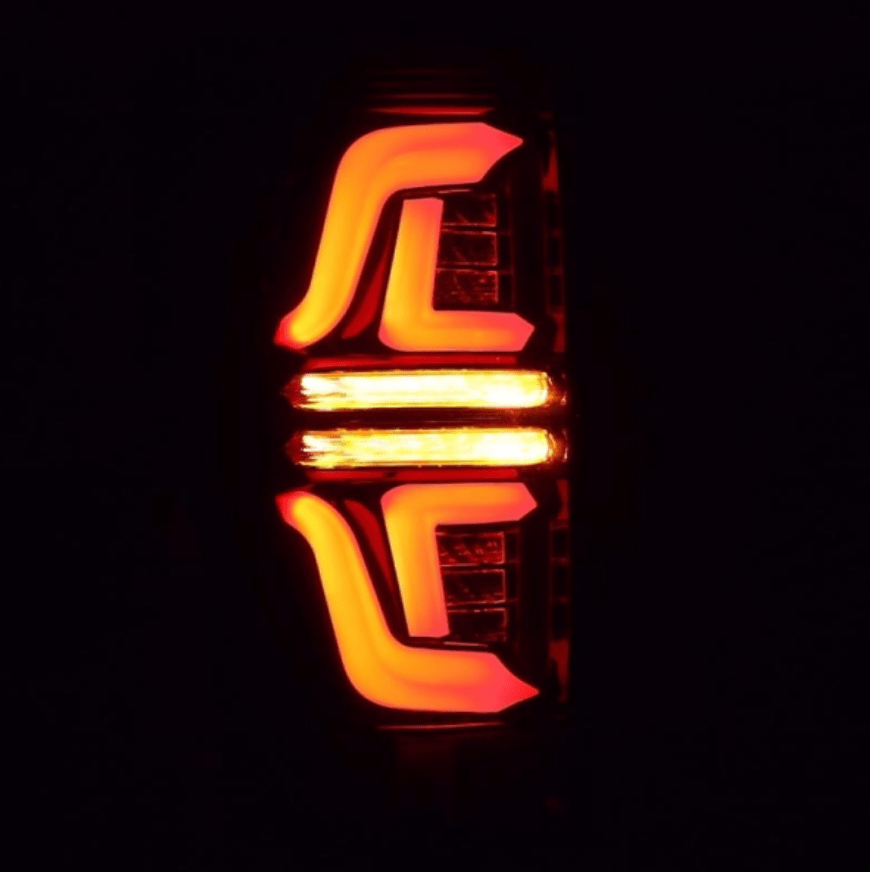 AlphaRex 657010 Pro - Series Jet Black LED Tail Lights - Southern Diesel Supply