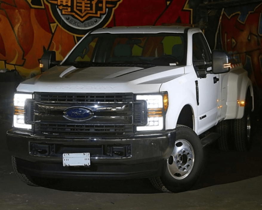 AlphaRex 880100 Nova - Series Gloss Black LED Projector Headlights - Southern Diesel Supply