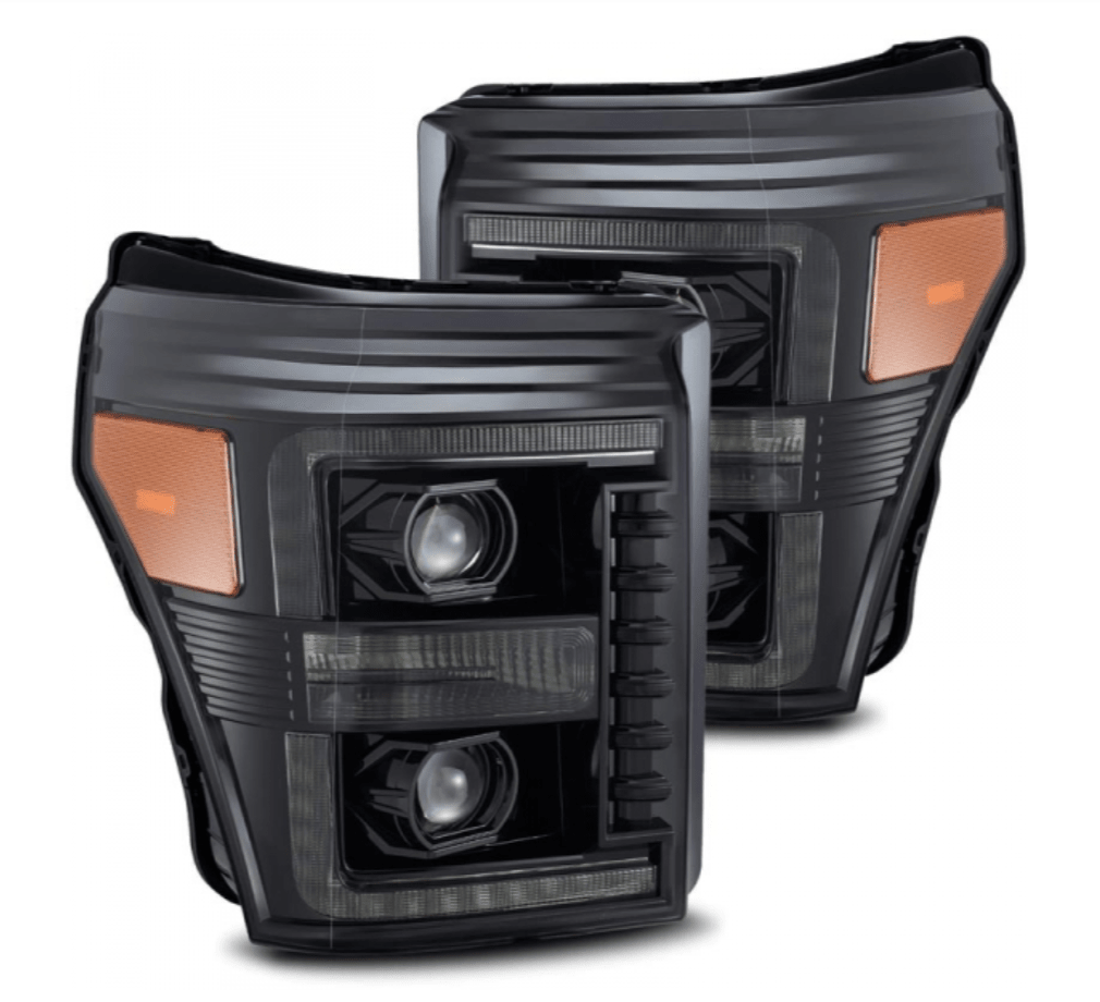 AlphaRex 880140 Pro - Series Alpha - Black Projector Headlights - Southern Diesel Supply