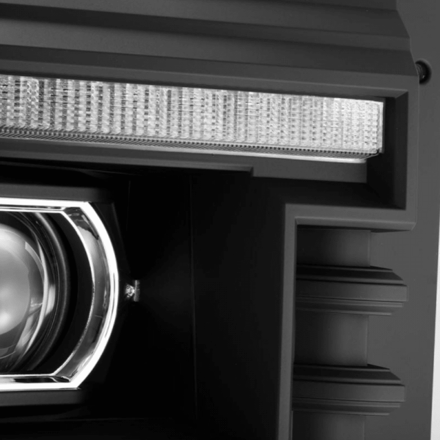 AlphaRex 880146 Luxx - Series Black LED Projector Headlights - Southern Diesel Supply