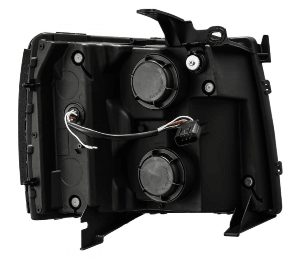 AlphaRex 880204 Pro - Series Chrome Projector Headlights - Southern Diesel Supply