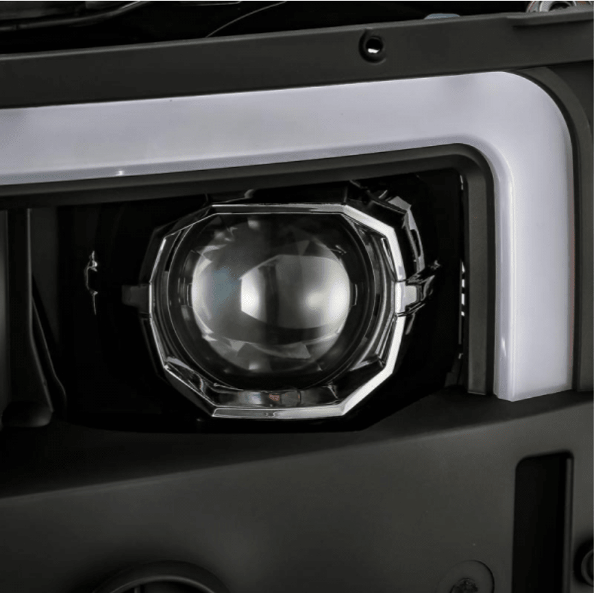 AlphaRex 880224 Pro - Series Black Projector Headlights - Southern Diesel Supply