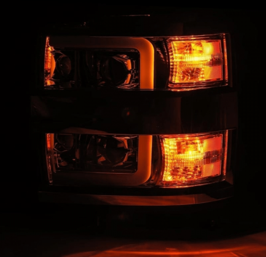 AlphaRex 880225 Pro - Series Chrome Projector Headlights - Southern Diesel Supply