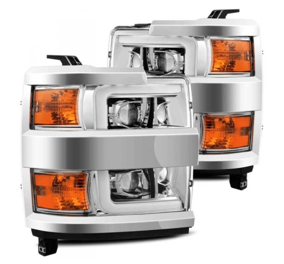 AlphaRex 880225 Pro - Series Chrome Projector Headlights - Southern Diesel Supply