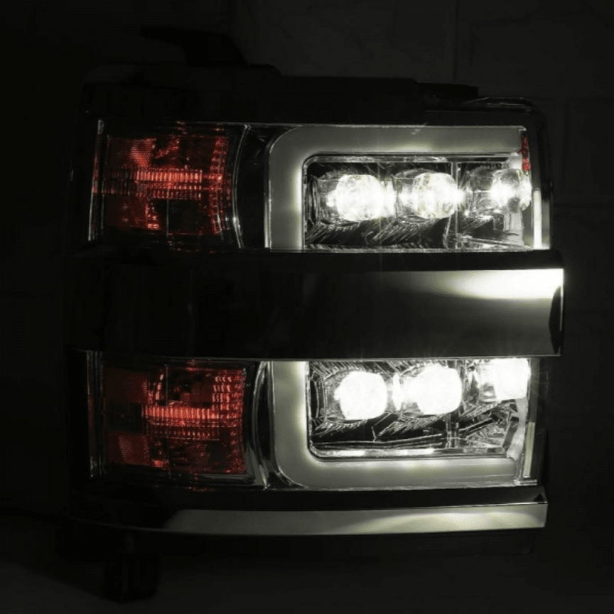 AlphaRex 880227 Nova - Series Black LED Projector Headlights - Southern Diesel Supply