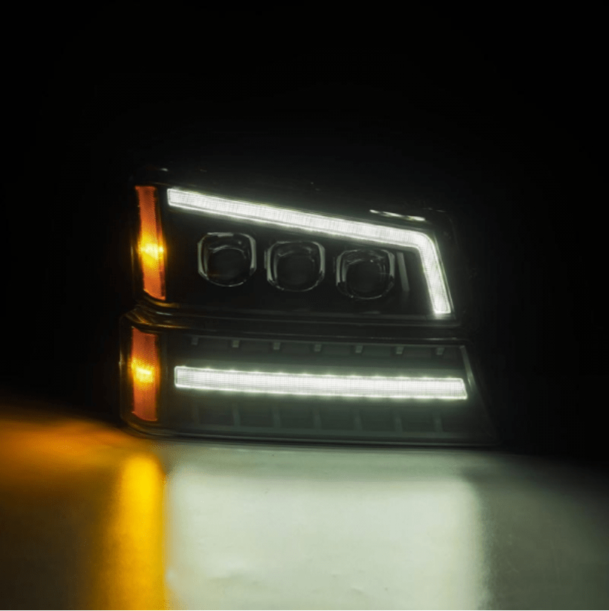 AlphaRex 880256 Nova - Series Black LED Projector Headlights - Southern Diesel Supply