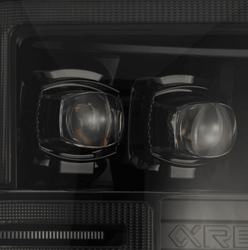 AlphaRex 880311 Nova - Series Alpha - Black LED Projector Headlights - Southern Diesel Supply