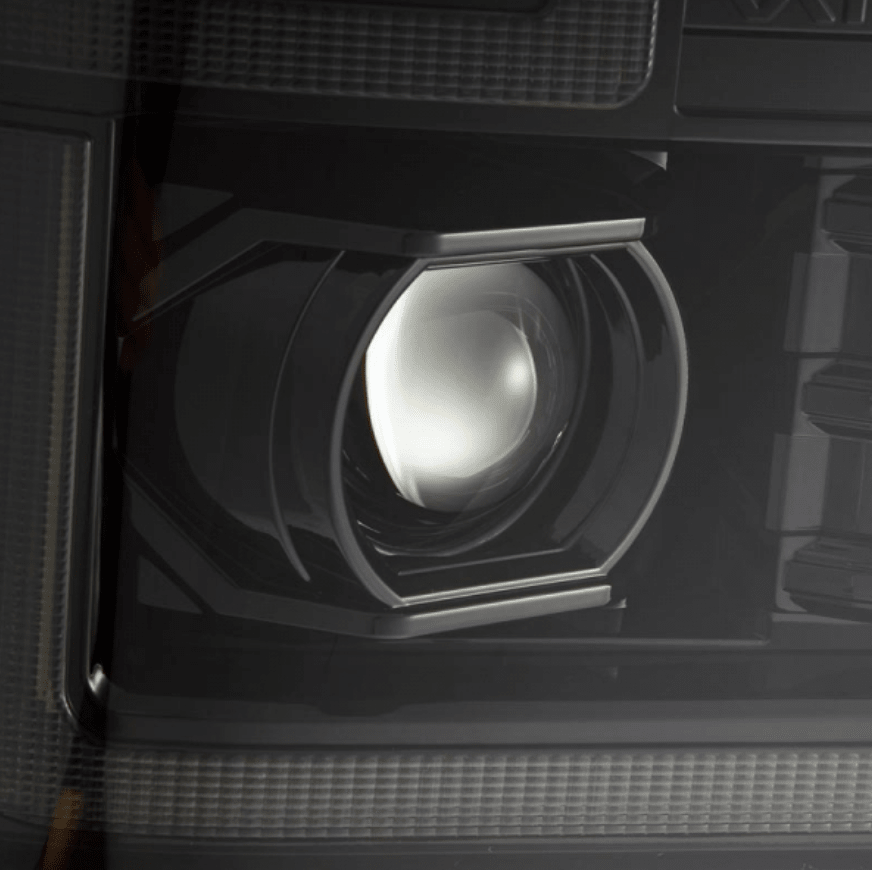 AlphaRex 880313 Luxx - Series Alpha - Black LED Projector Headlights - Southern Diesel Supply