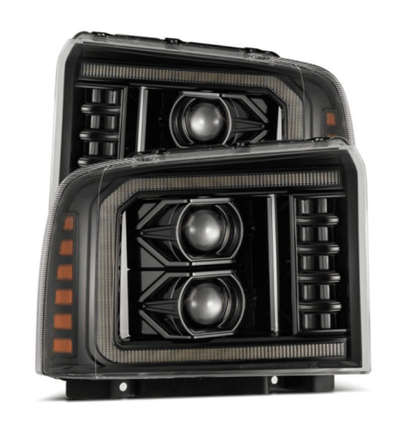 AlphaRex 880314 Pro - Series Alpha - Black Projector Headlights - Southern Diesel Supply