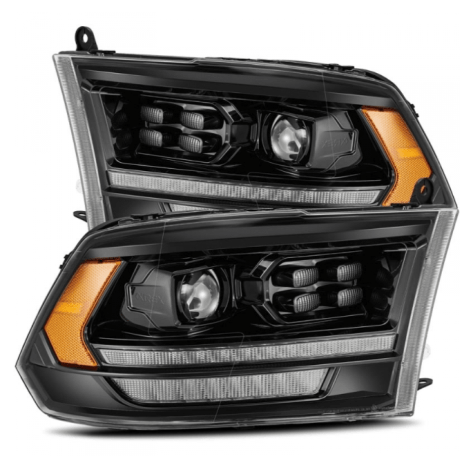 AlphaRex 880520 Luxx - Series Alpha - Black LED Projector Headlights - Southern Diesel Supply
