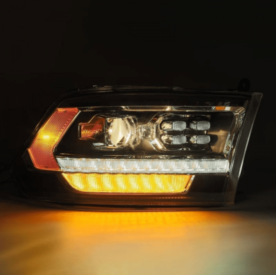 AlphaRex 880523 Pro - Series Black Projector Headlights - Southern Diesel Supply