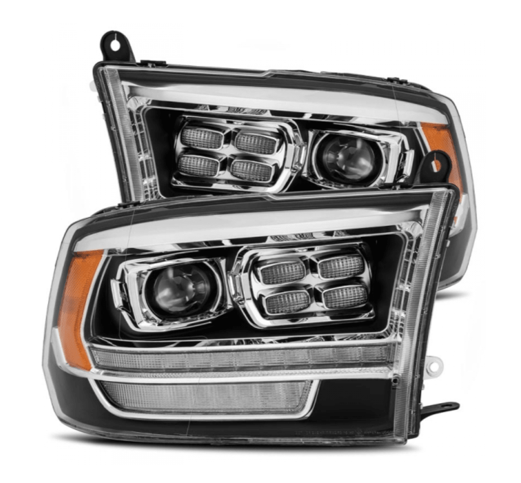 AlphaRex 880523 Pro - Series Black Projector Headlights - Southern Diesel Supply