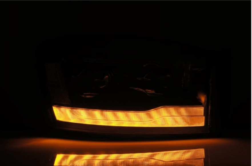 AlphaRex 880535 Luxx - Series Black LED Projector Headlights - Southern Diesel Supply