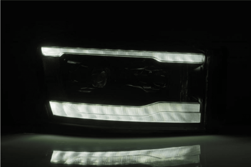 AlphaRex 880535 Luxx - Series Black LED Projector Headlights - Southern Diesel Supply