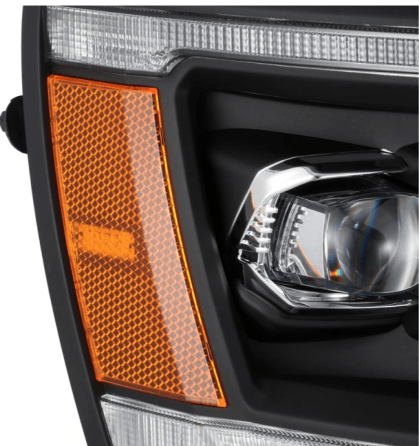 AlphaRex 880536 Nova - Series Matte Black LED Projector Headlights - Southern Diesel Supply