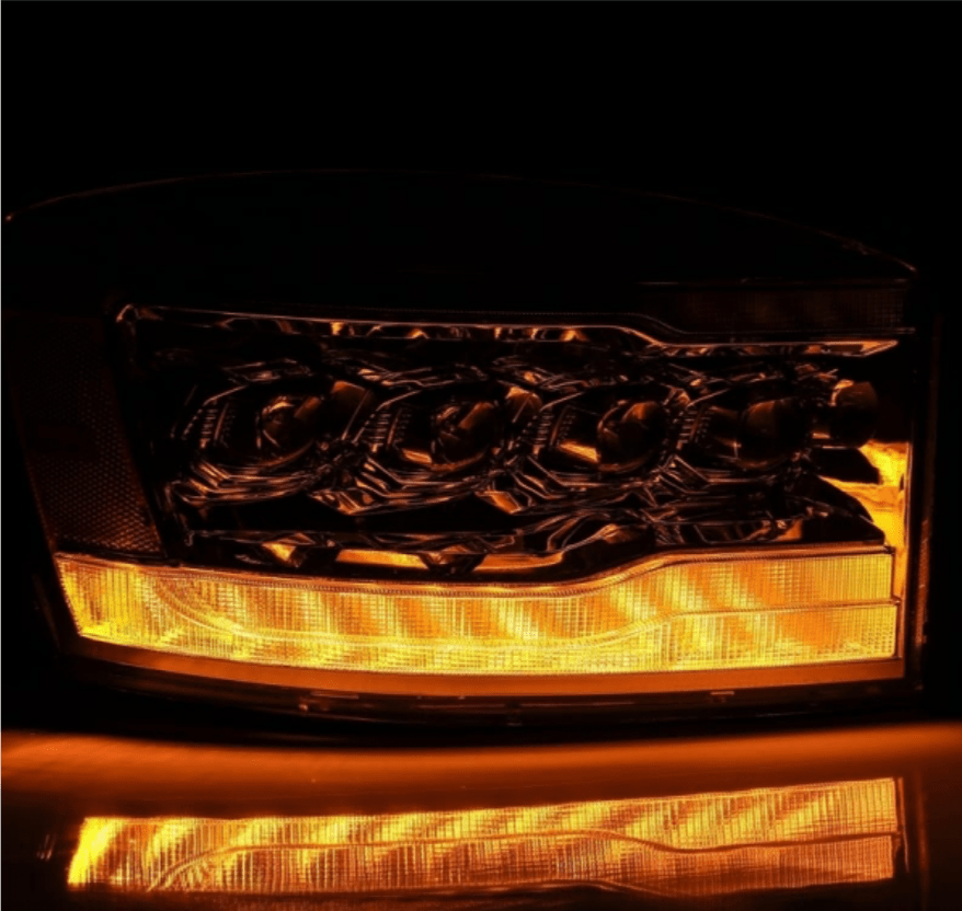 AlphaRex 880537 Nova - Series Chrome LED Projector Headlights - Southern Diesel Supply