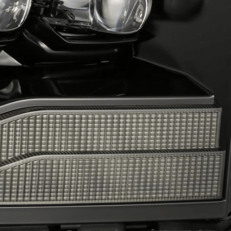 AlphaRex 880538 Nova - Series Gloss Black LED Projector Headlights - Southern Diesel Supply