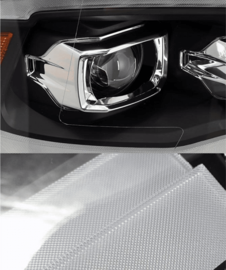 AlphaRex 880539 Luxx - Series Black LED Projector Headlights - Southern Diesel Supply