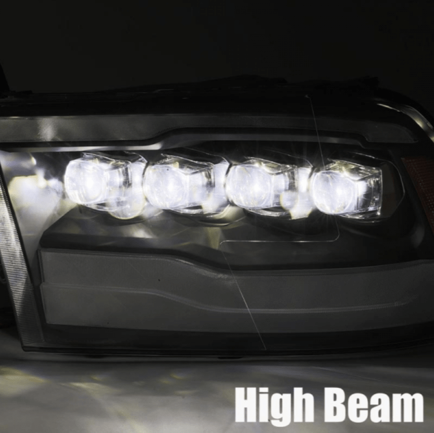 AlphaRex 880541 Nova - Series Black LED Projector Headlights - Southern Diesel Supply