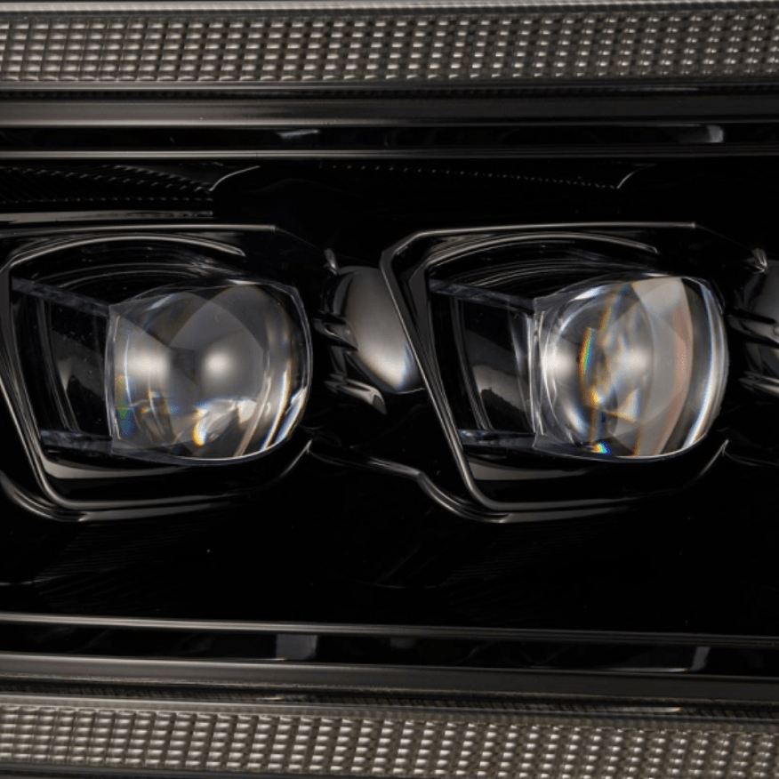 AlphaRex 880552 Nova - Series Alpha Black LED Projector Headlights (2019 - 2024 Cummins) - Southern Diesel Supply