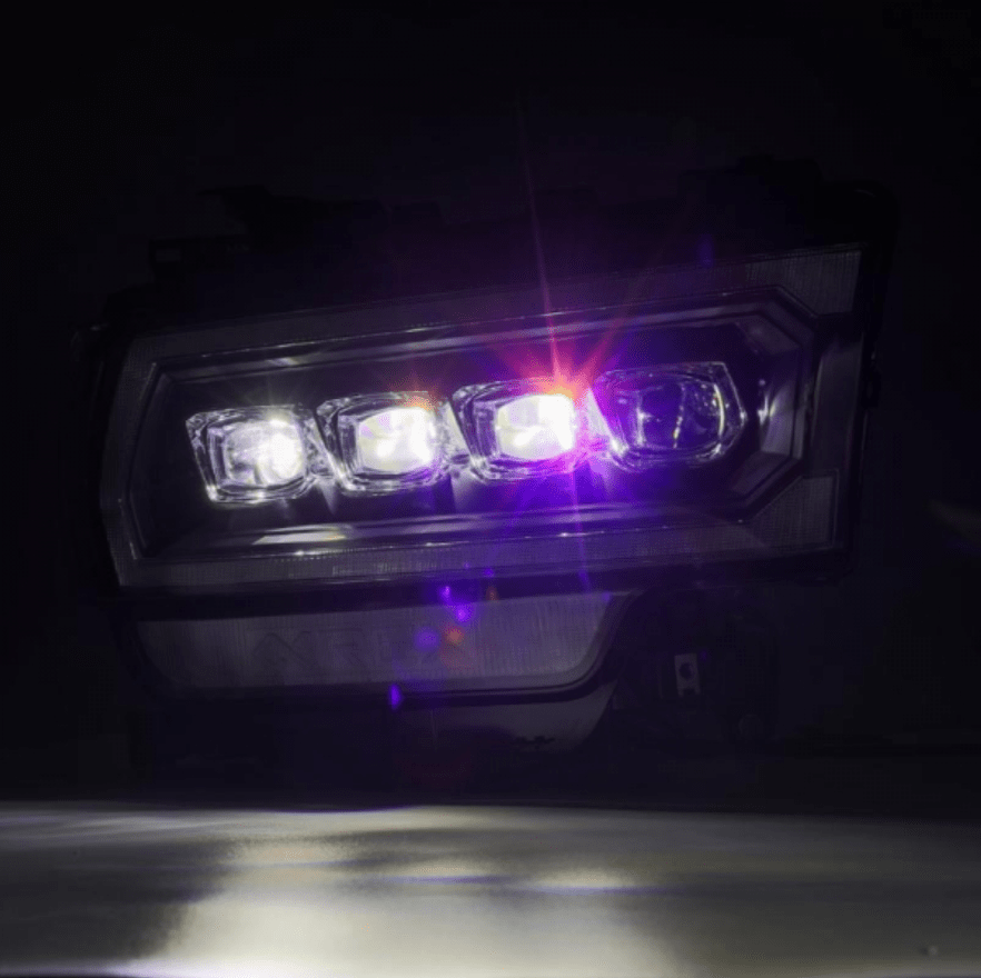 AlphaRex 880553 Nova - Series Black LED Projector Headlights (2019 - 2024 Cummins) - Southern Diesel Supply