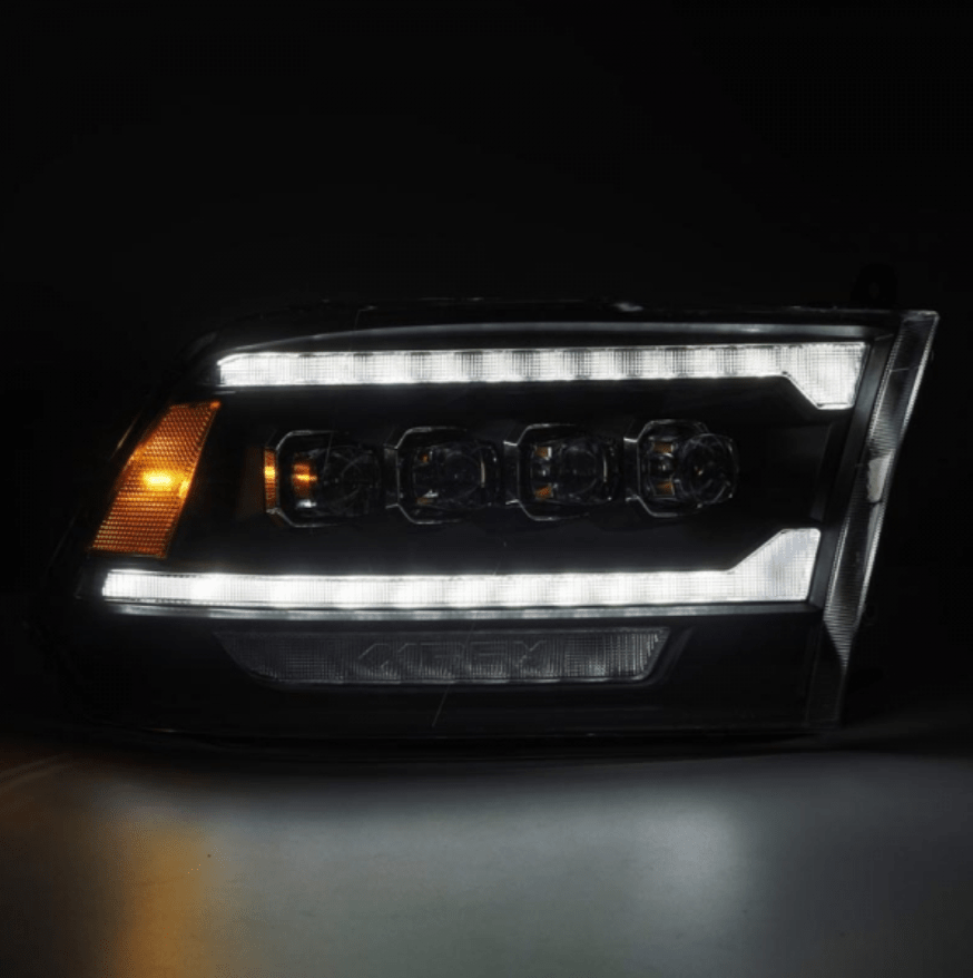 AlphaRex 880555 Nova - Series Black LED Projector Headlights - Southern Diesel Supply