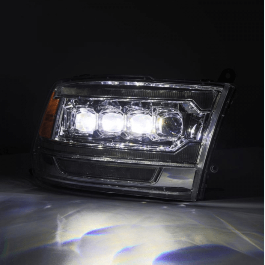 AlphaRex 880556 Nova - Series Chrome LED Projector Headlights - Southern Diesel Supply