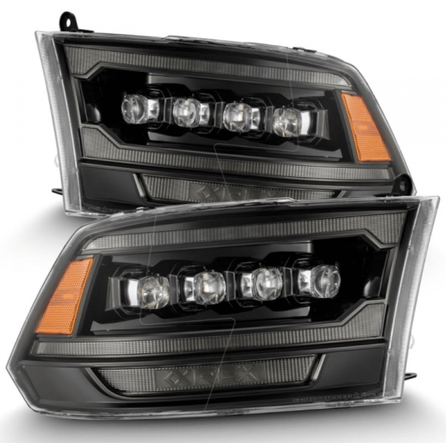 AlphaRex 880557 Nova - Series Alpha - Black LED Projector Headlights - Southern Diesel Supply