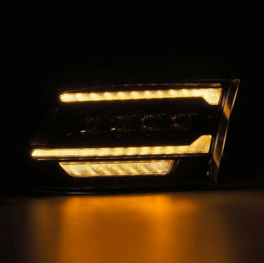 AlphaRex 880557 Nova - Series Alpha - Black LED Projector Headlights - Southern Diesel Supply