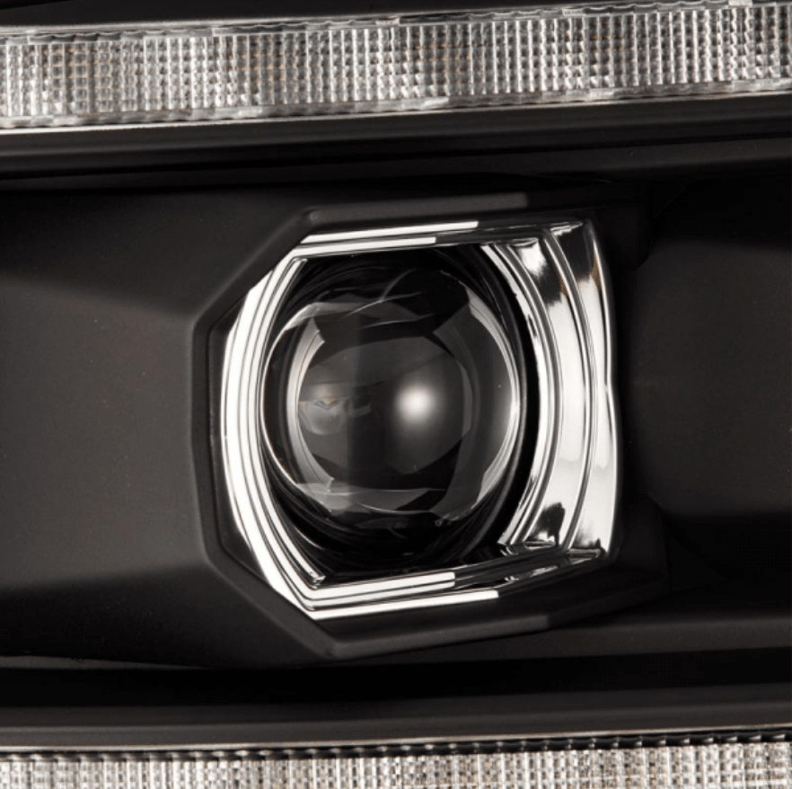 AlphaRex 880558 Luxx - Series Black LED Projector Headlights - Southern Diesel Supply
