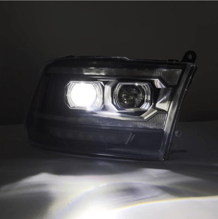 AlphaRex 880558 Luxx - Series Black LED Projector Headlights - Southern Diesel Supply