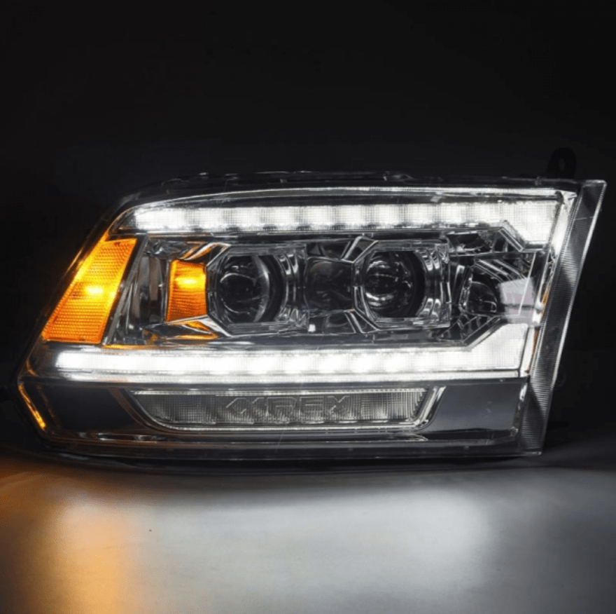 AlphaRex 880559 Luxx - Series Chrome LED Projector Headlights - Southern Diesel Supply
