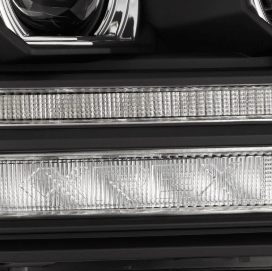 AlphaRex 880561 Pro - Series Black Projector Headlights - Southern Diesel Supply