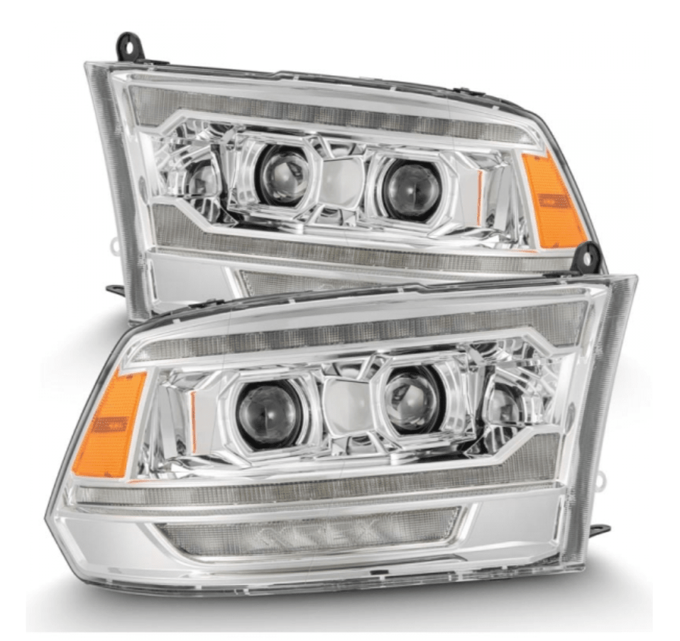 AlphaRex 880562 Pro - Series Chrome Projector Headlights - Southern Diesel Supply