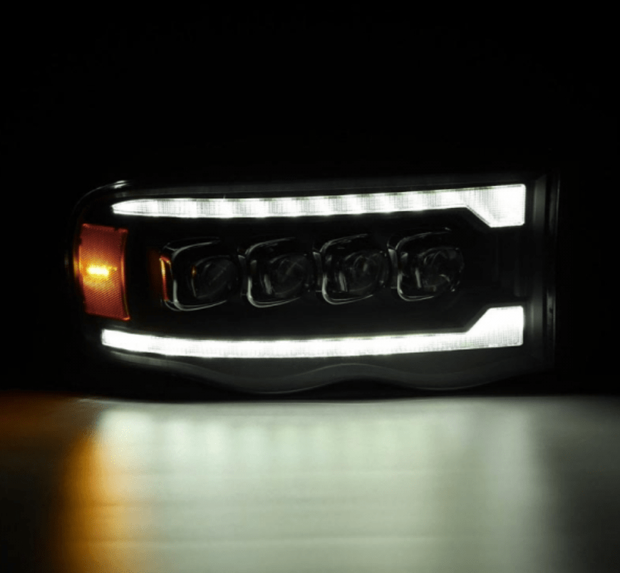 AlphaRex 880564 Nova - Series Black LED Projector Headlights - Southern Diesel Supply
