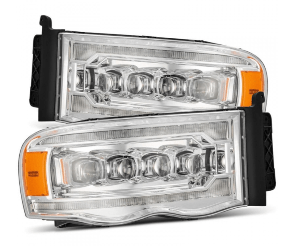 AlphaRex 880565 Nova - Series Chrome LED Projector Headlights - Southern Diesel Supply