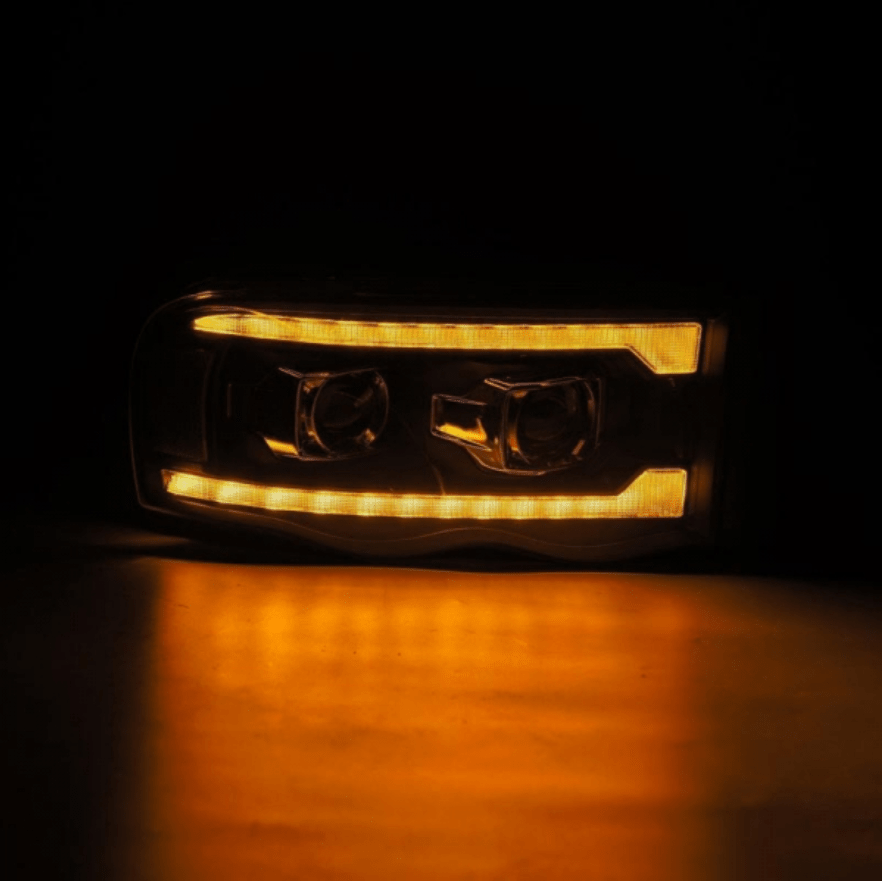 AlphaRex 880567 Luxx - Series Black LED Projector Headlights - Southern Diesel Supply