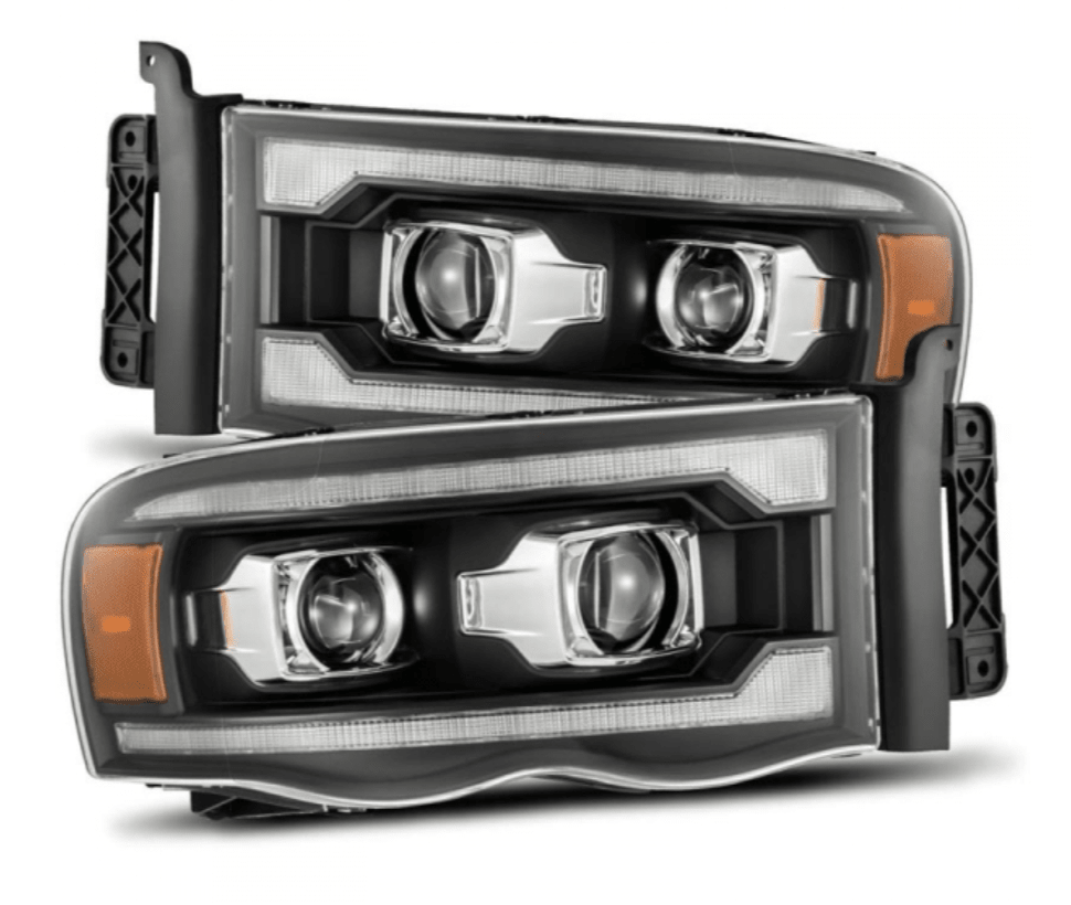AlphaRex 880567 Luxx - Series Black LED Projector Headlights - Southern Diesel Supply