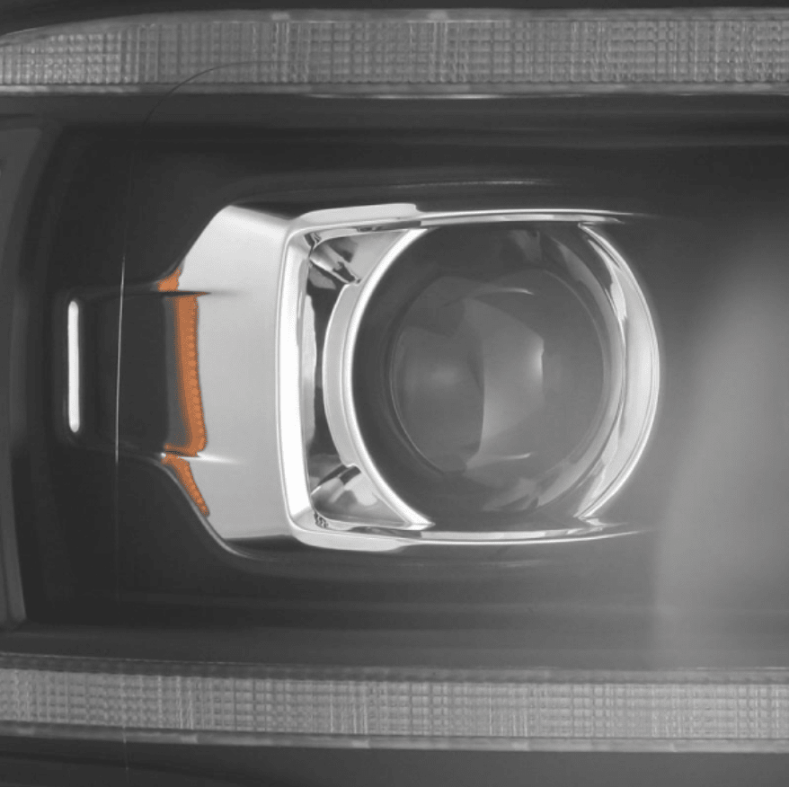 AlphaRex 880567 Luxx - Series Black LED Projector Headlights - Southern Diesel Supply