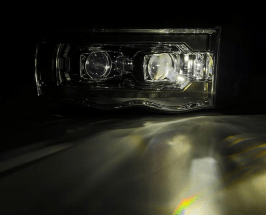 AlphaRex 880568 Luxx - Series Chrome LED Projector Headlights - Southern Diesel Supply