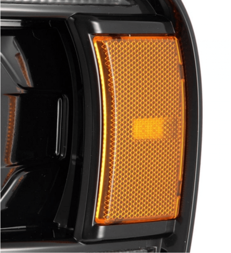AlphaRex 880569 Luxx - Series Alpha - Black LED Projector Headlights - Southern Diesel Supply