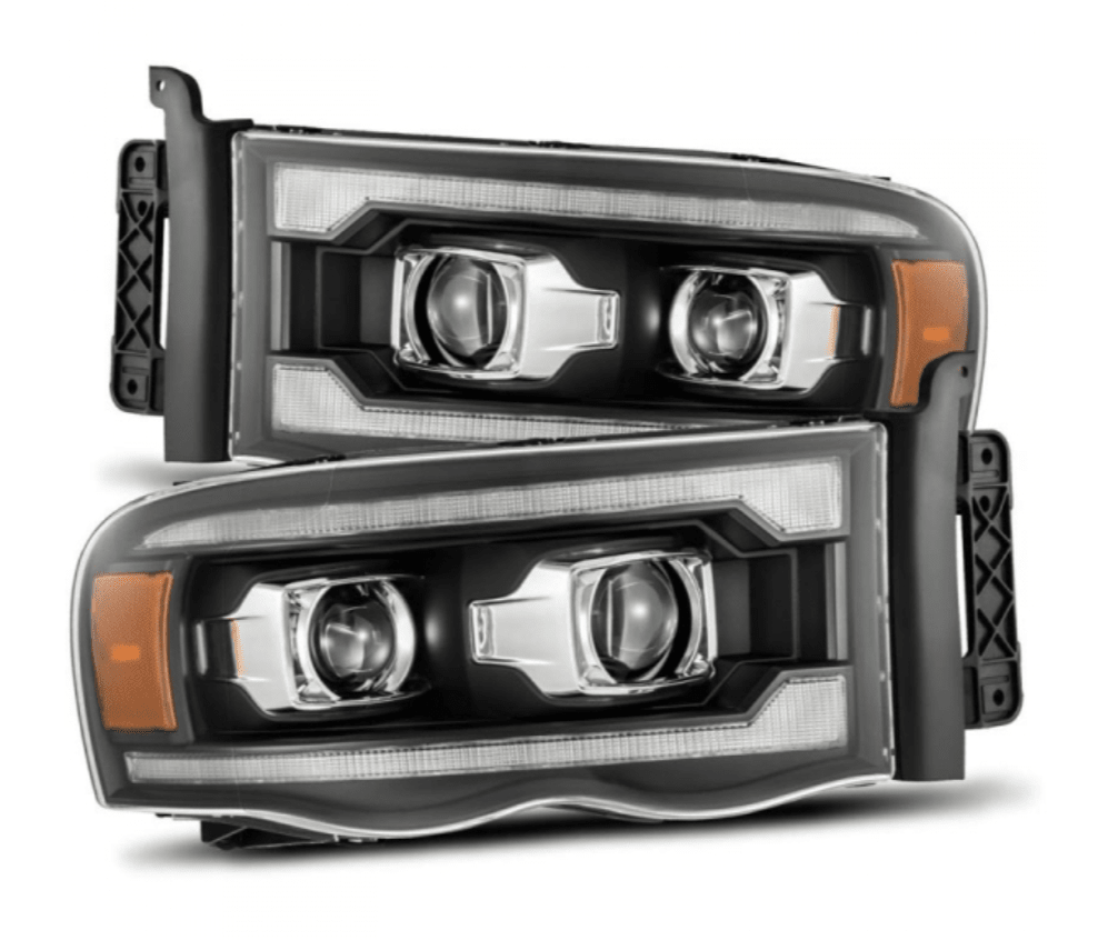 AlphaRex 880570 Pro - Series Black Projector Headlights - Southern Diesel Supply