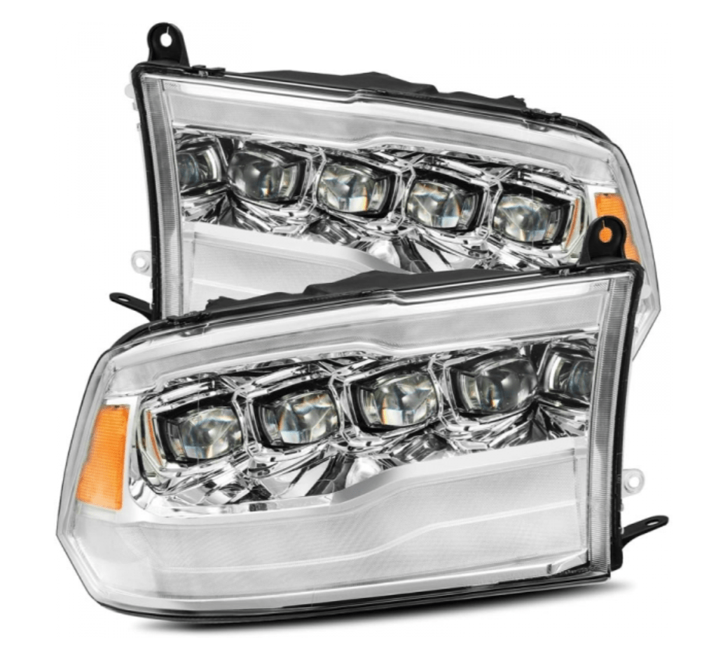 AlphaRex 880591 Nova - Series Chrome LED Projector Headlights - Southern Diesel Supply